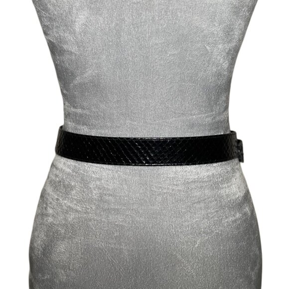 Barry Kieselstein Sterling Buckle Snake Belt - Picture 3 of 6